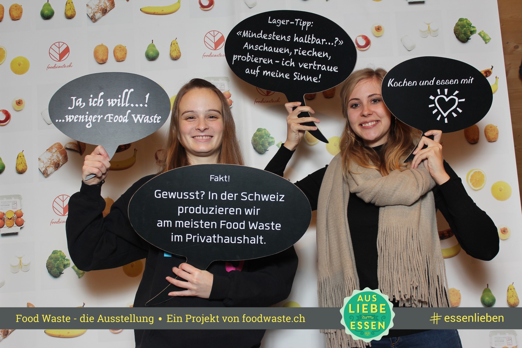 Die Food Waste Ausstellung in der Umweltarena. #Foodwaste Foto unter: