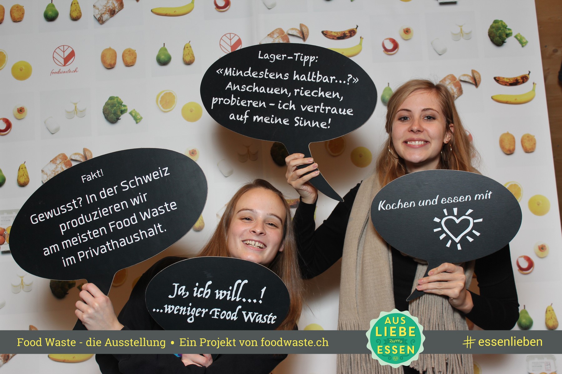 Die Food Waste Ausstellung in der Umweltarena. #Foodwaste Foto unter: