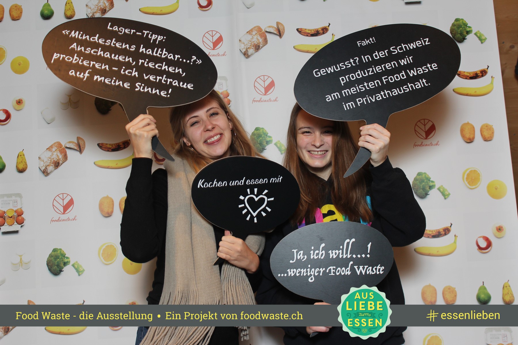 Die Food Waste Ausstellung in der Umweltarena. #Foodwaste Foto unter: