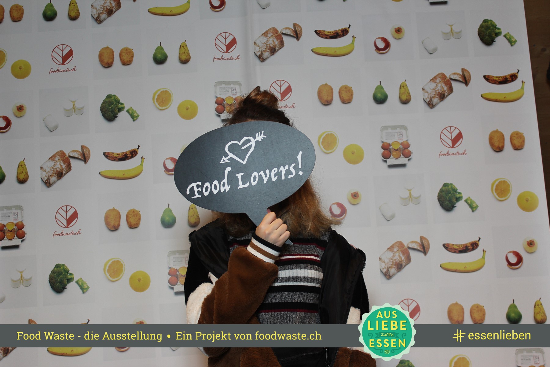 Die Food Waste Ausstellung in der Umweltarena. #Foodwaste Foto unter:
