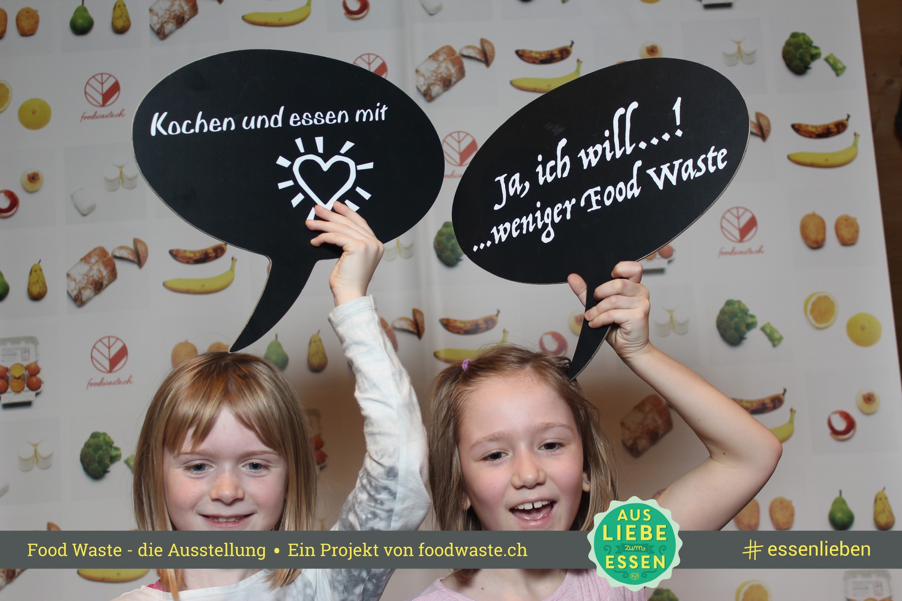 Die Food Waste Ausstellung in der Umweltarena. #Foodwaste Foto unter: