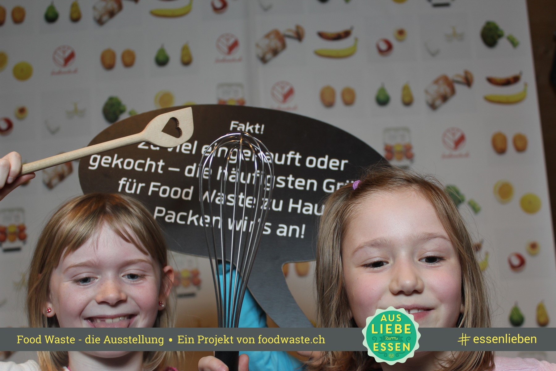 Die Food Waste Ausstellung in der Umweltarena. #Foodwaste Foto unter: