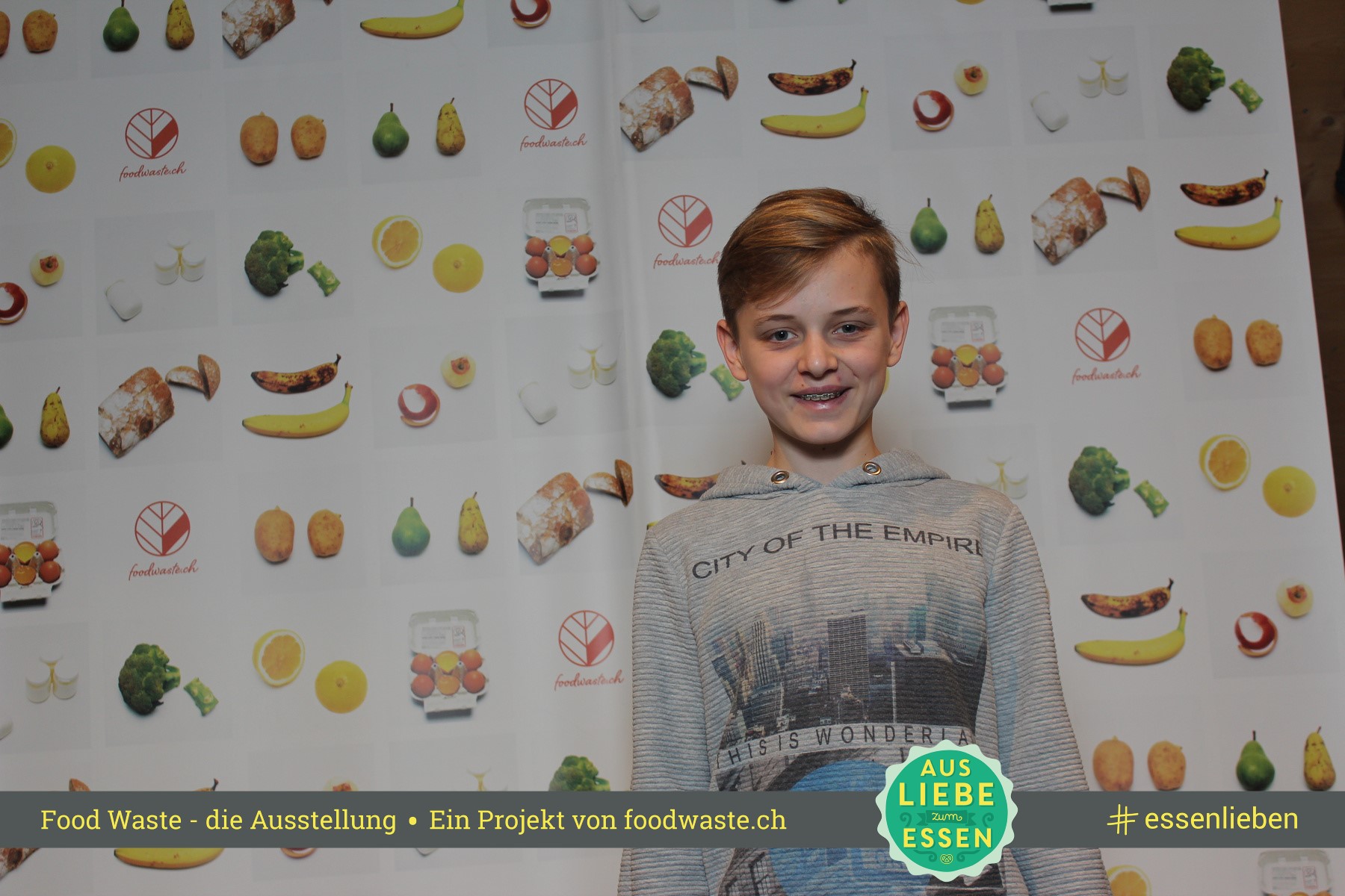 Die Food Waste Ausstellung in der Umweltarena. #Foodwaste Foto unter:
