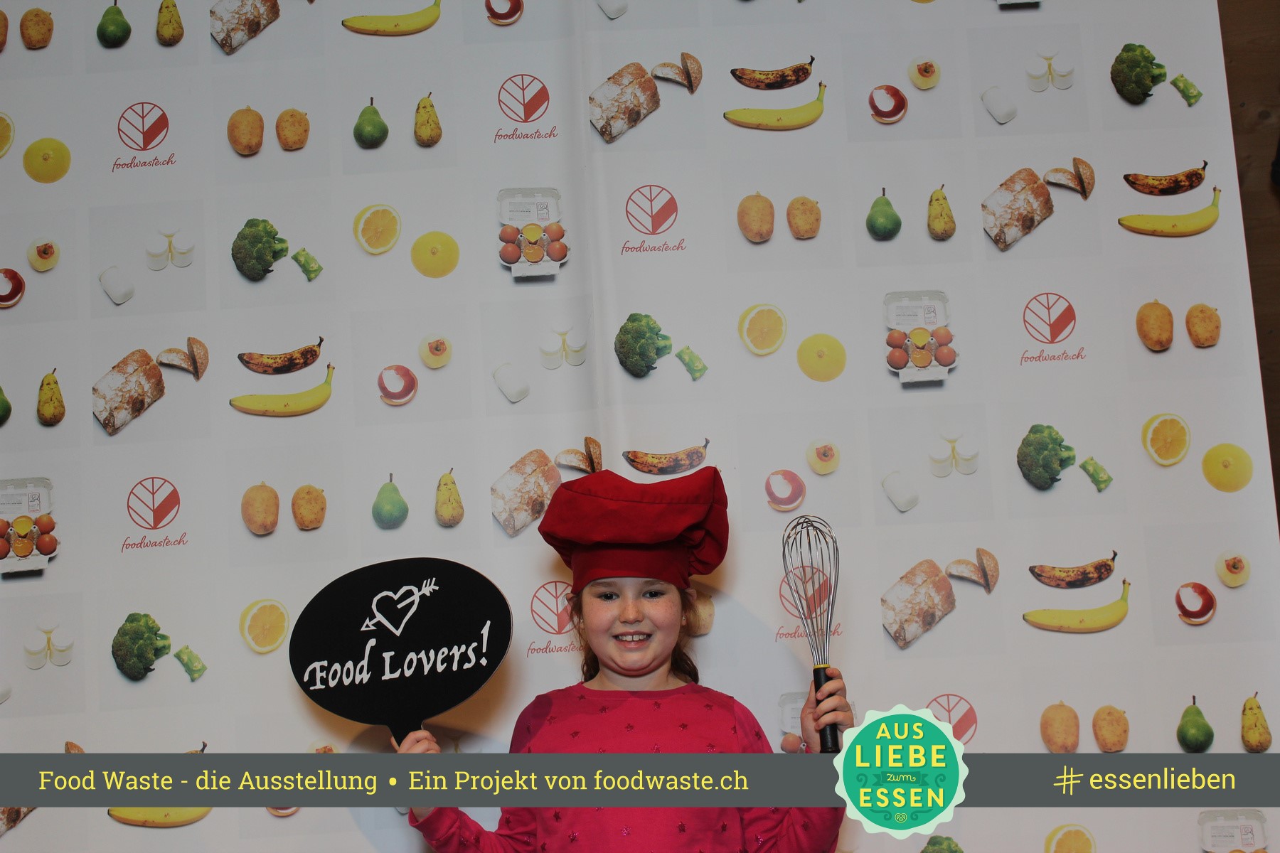 Die Food Waste Ausstellung in der Umweltarena. #Foodwaste Foto unter: