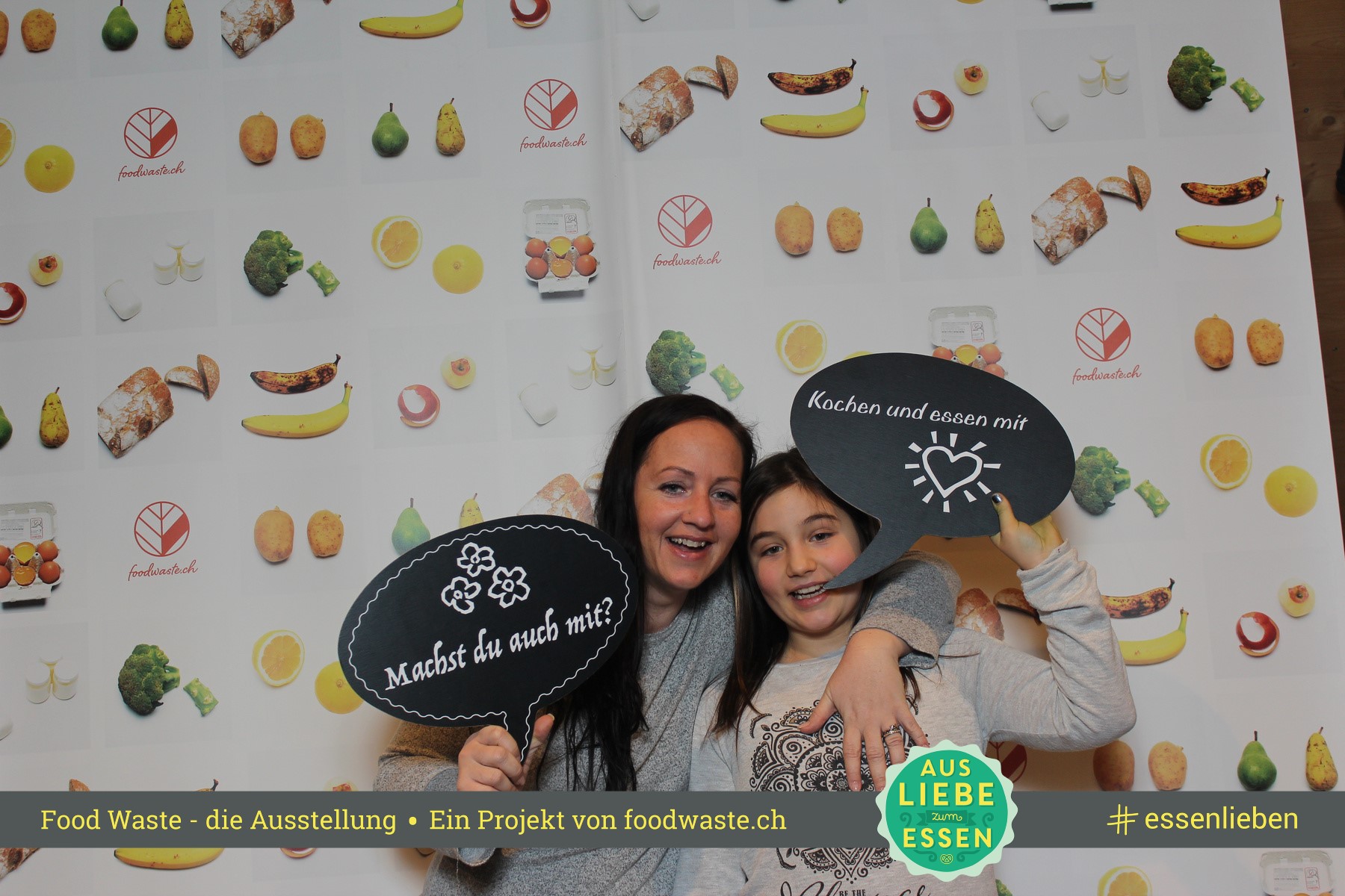 Die Food Waste Ausstellung in der Umweltarena. #Foodwaste Foto unter: