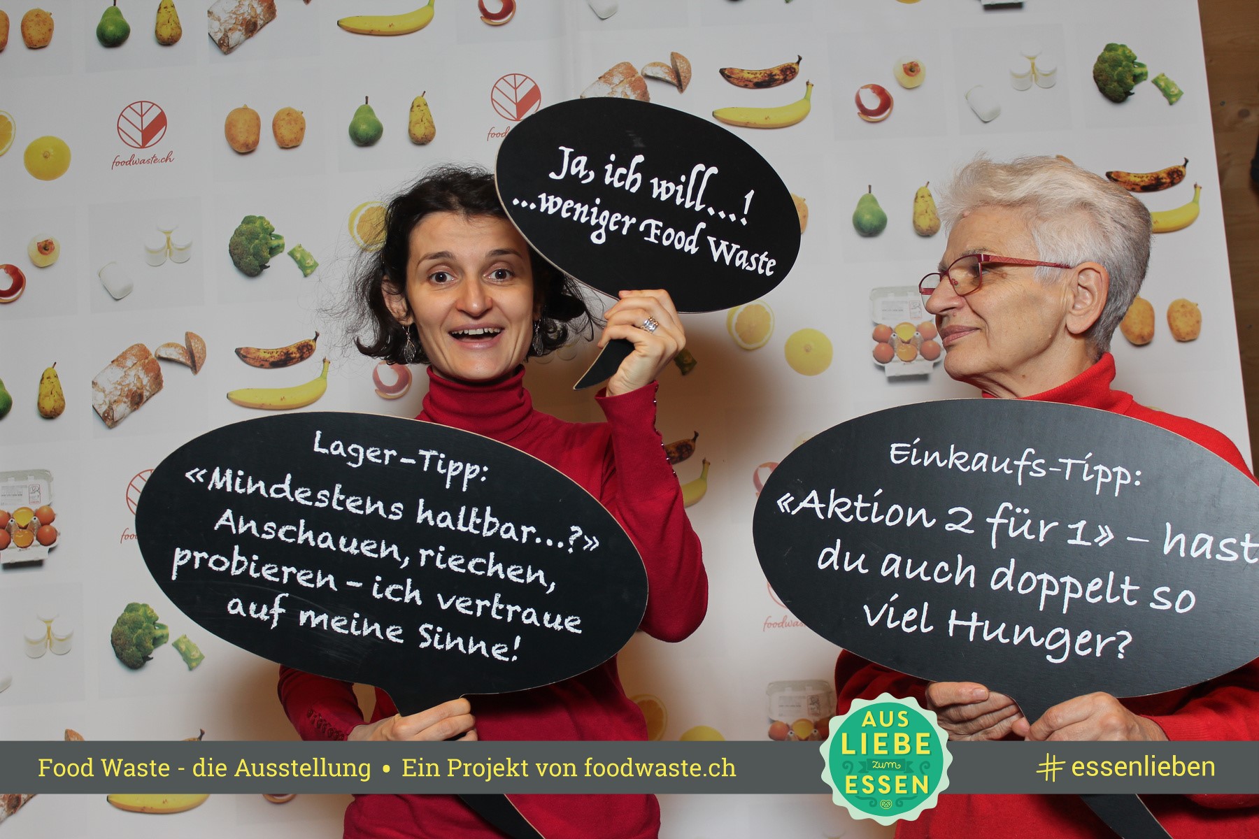 Die Food Waste Ausstellung in der Umweltarena. #Foodwaste Foto unter: