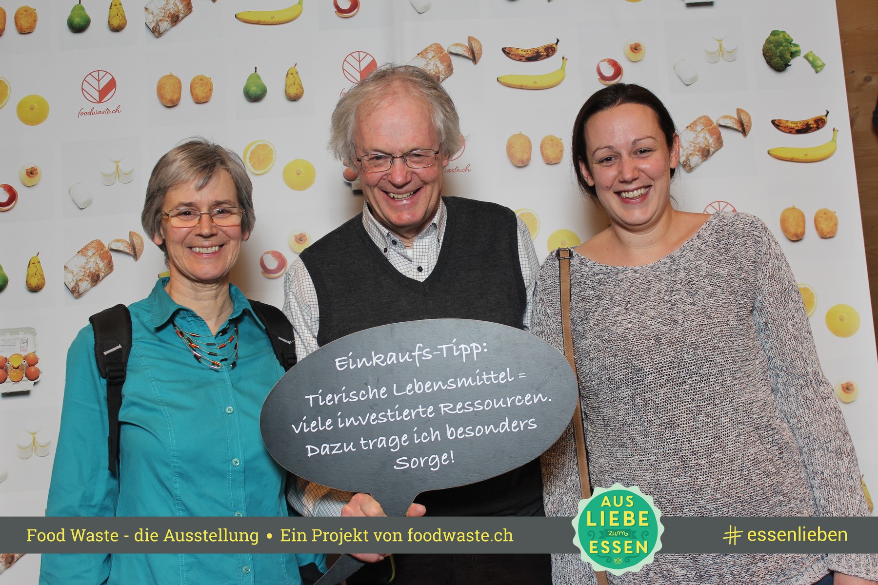 Die Food Waste Ausstellung in der Umweltarena. #Foodwaste Foto unter: