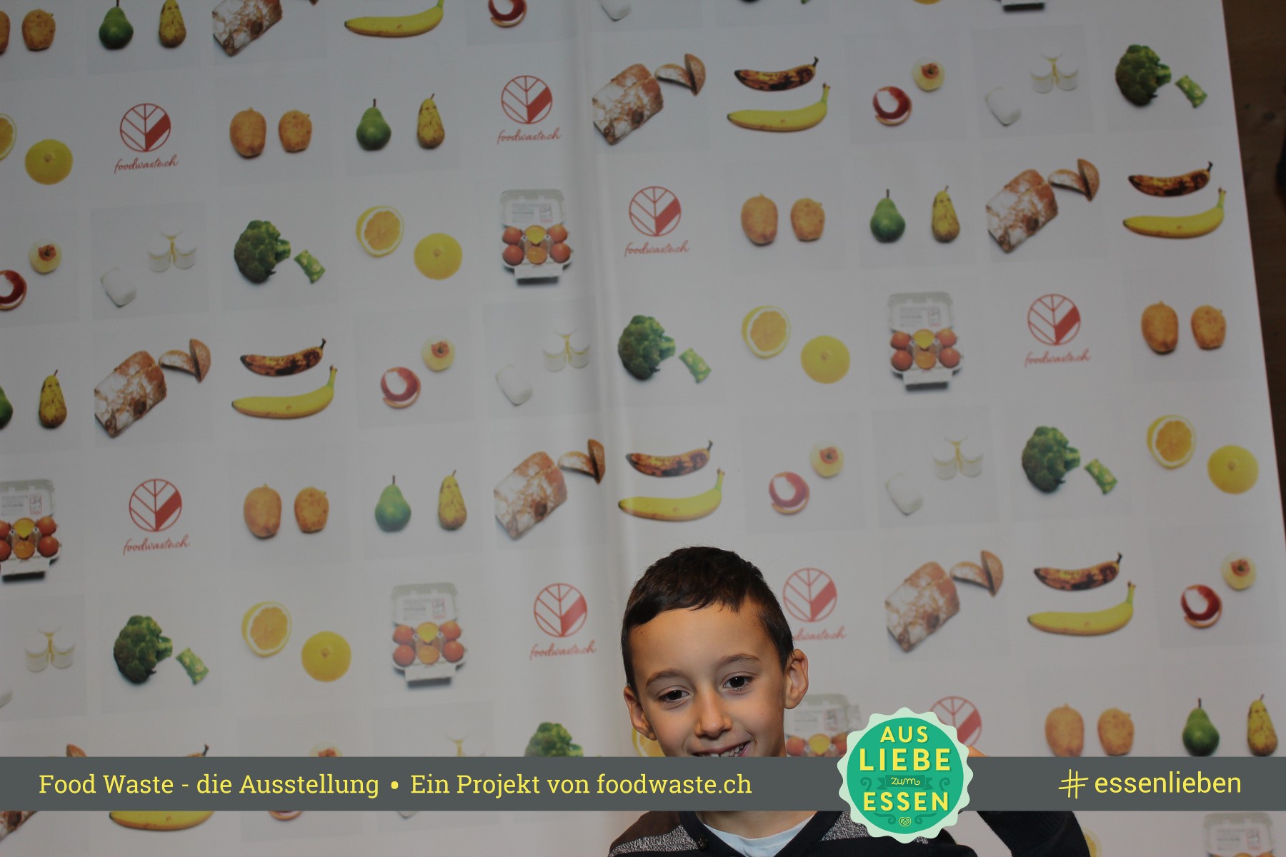 Die Food Waste Ausstellung in der Umweltarena. #Foodwaste Foto unter: