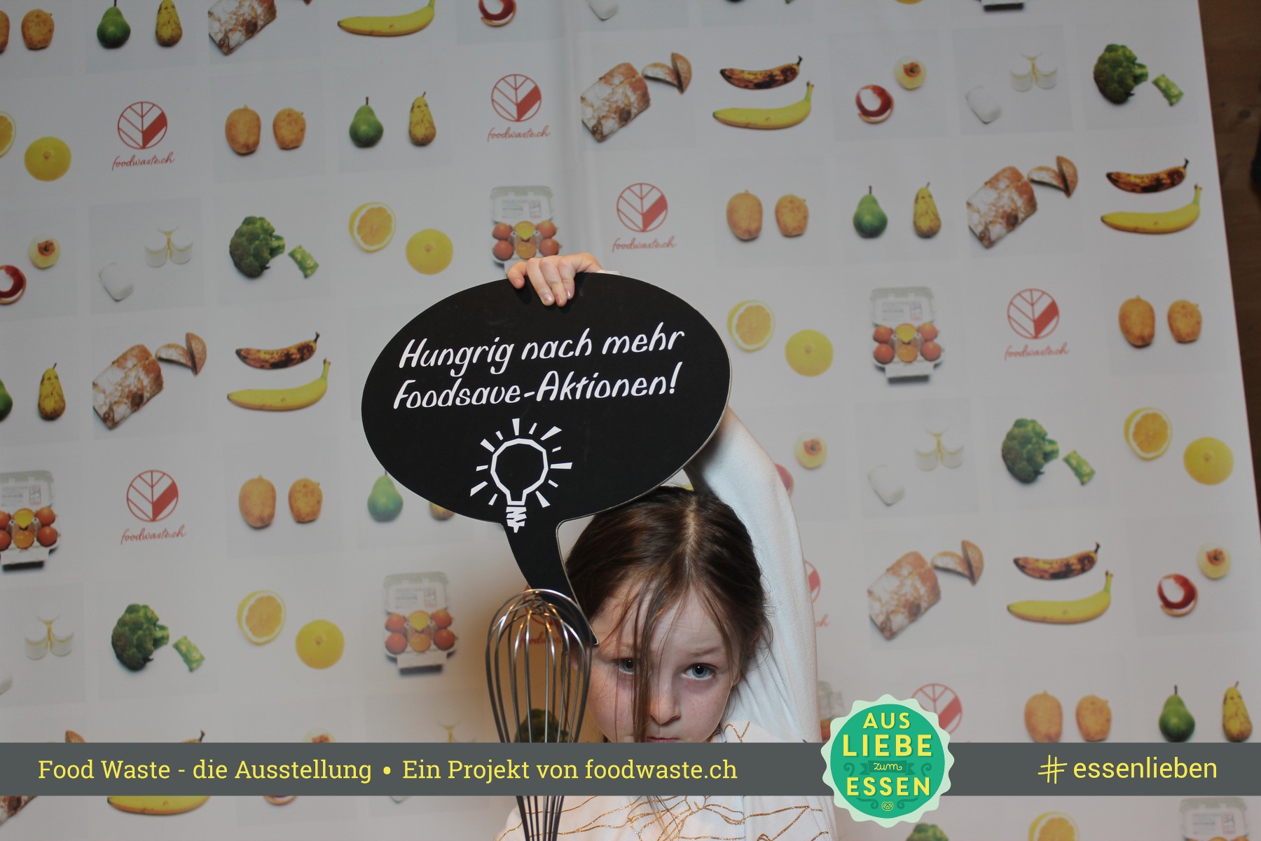 Die Food Waste Ausstellung in der Umweltarena. #Foodwaste Foto unter:
