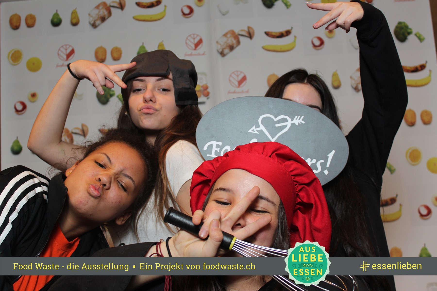 Die Food Waste Ausstellung in der Umweltarena. #Foodwaste Foto unter: