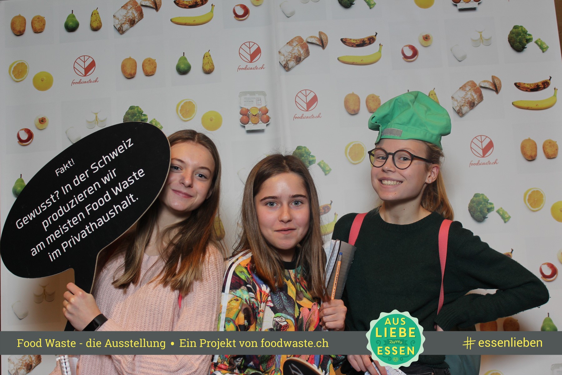 Die Food Waste Ausstellung in der Umweltarena. #Foodwaste Foto unter: