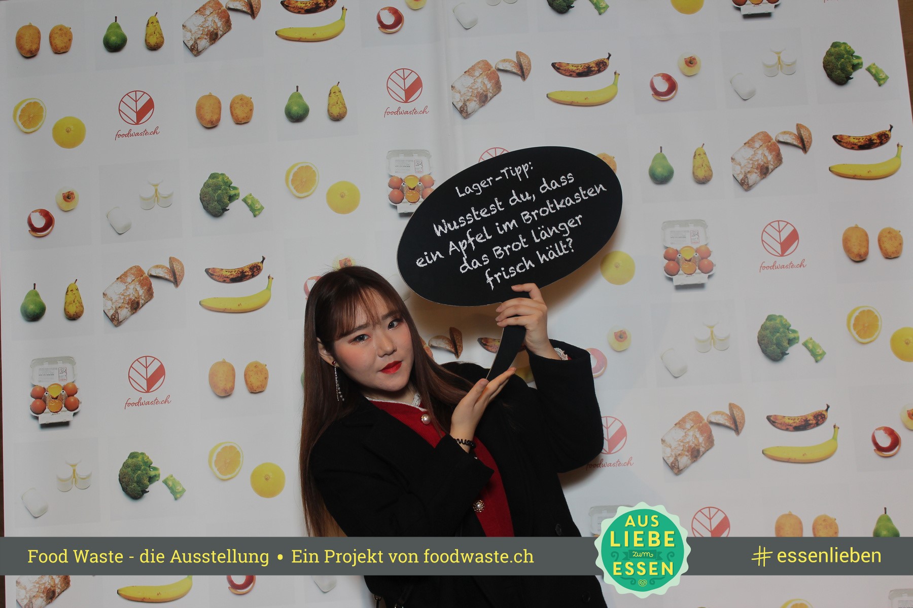 Die Food Waste Ausstellung in der Umweltarena. #Foodwaste Foto unter:
