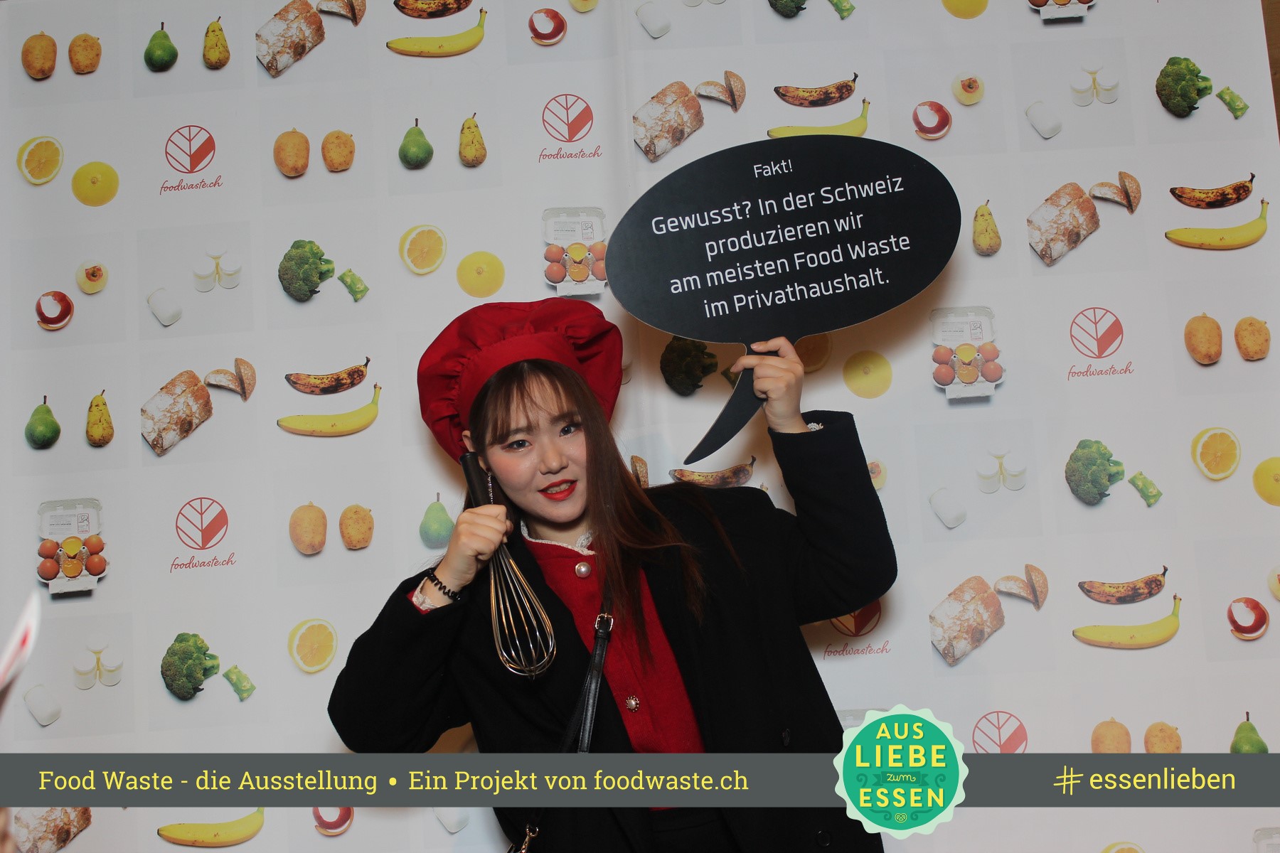 Die Food Waste Ausstellung in der Umweltarena. #Foodwaste Foto unter: