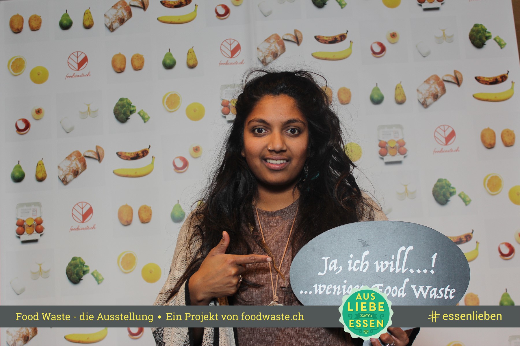 Die Food Waste Ausstellung in der Umweltarena. #Foodwaste Foto unter: