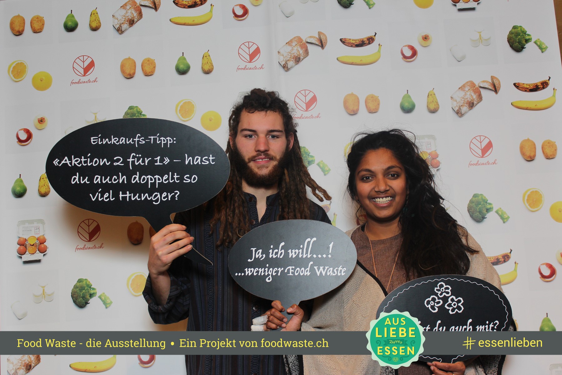 Die Food Waste Ausstellung in der Umweltarena. #Foodwaste Foto unter: