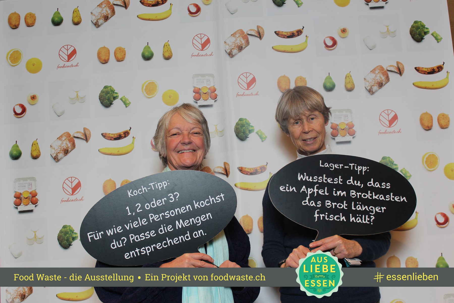 Die Food Waste Ausstellung in der Umweltarena. #Foodwaste Foto unter: