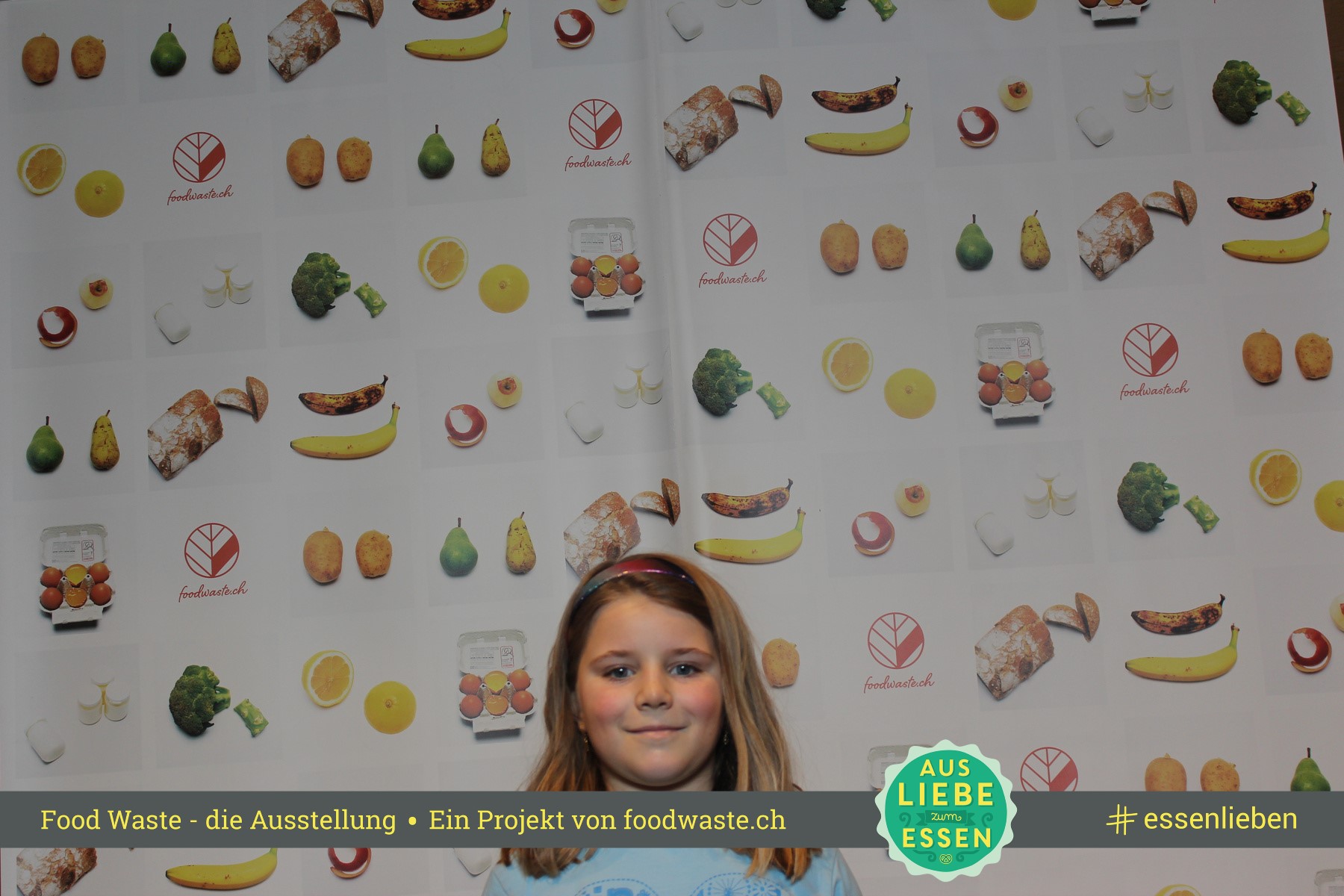Die Food Waste Ausstellung in der Umweltarena. #Foodwaste Foto unter: