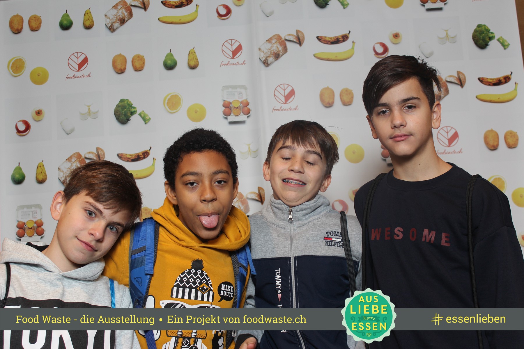 Die Food Waste Ausstellung in der Umweltarena. #Foodwaste Foto unter: