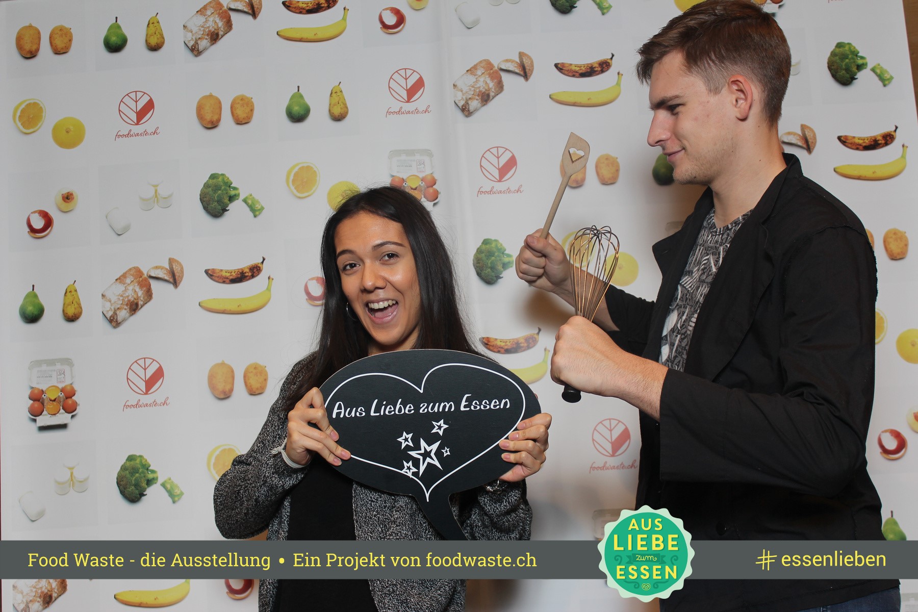 Die Food Waste Ausstellung in der Umweltarena. #Foodwaste Foto unter: