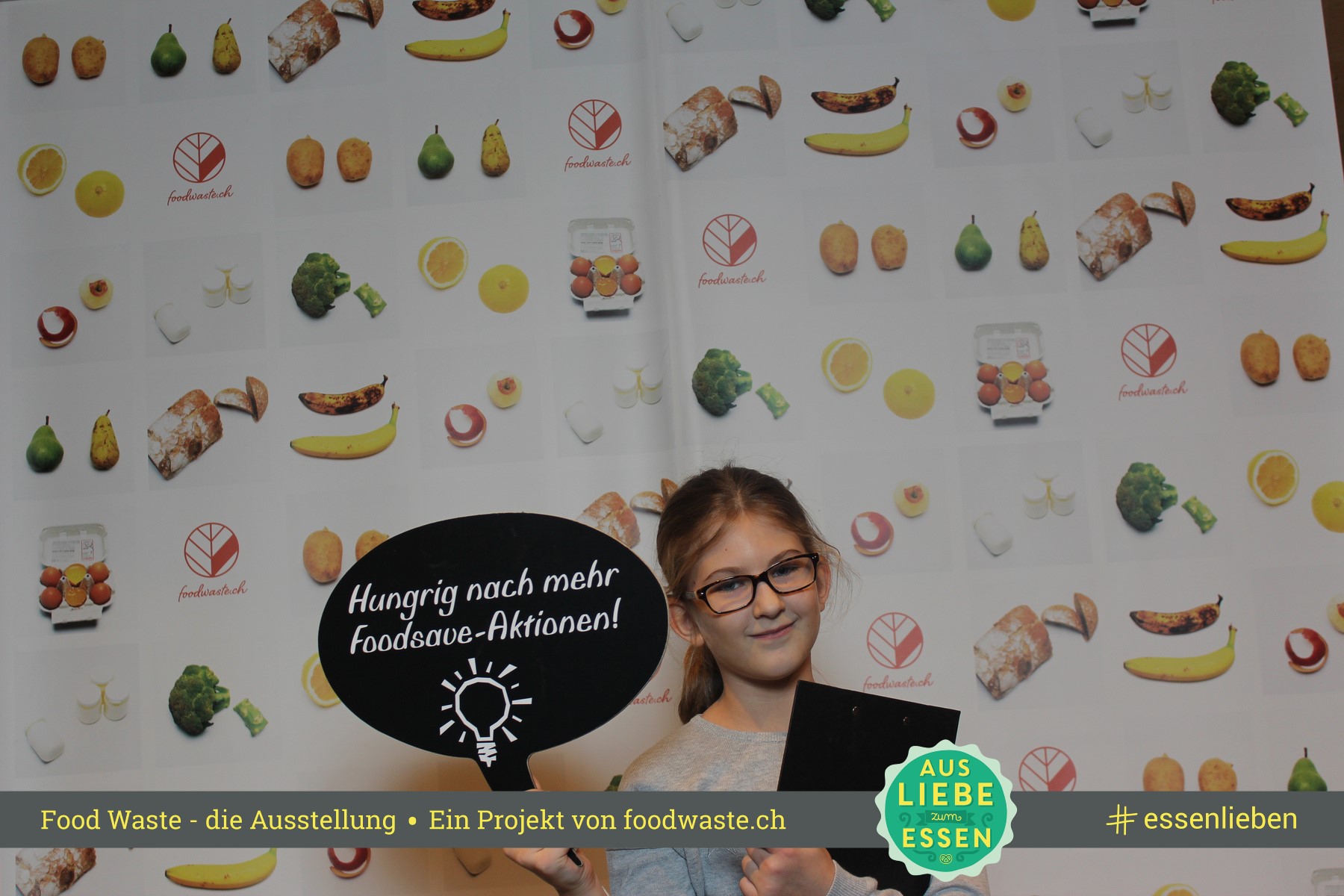 Die Food Waste Ausstellung in der Umweltarena. #Foodwaste Foto unter: